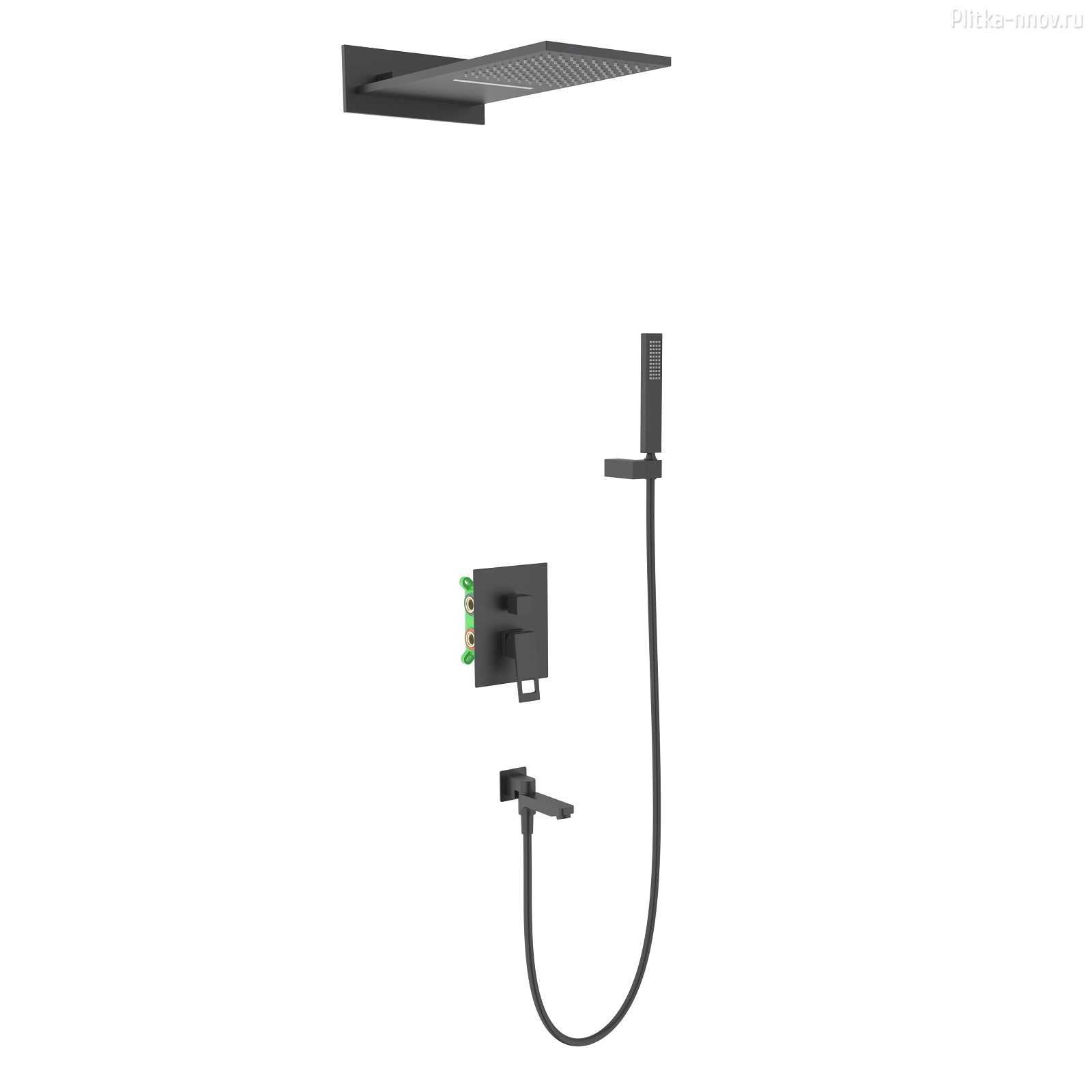 Briana SX-7119/03SM Черный Timo Душевая система встроенная Briana SX-7119/03SM Черный Timo Душевая система встроенная