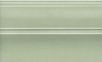 FMB027 Плинтус Левада зеленый светлый глянцевый 25х15