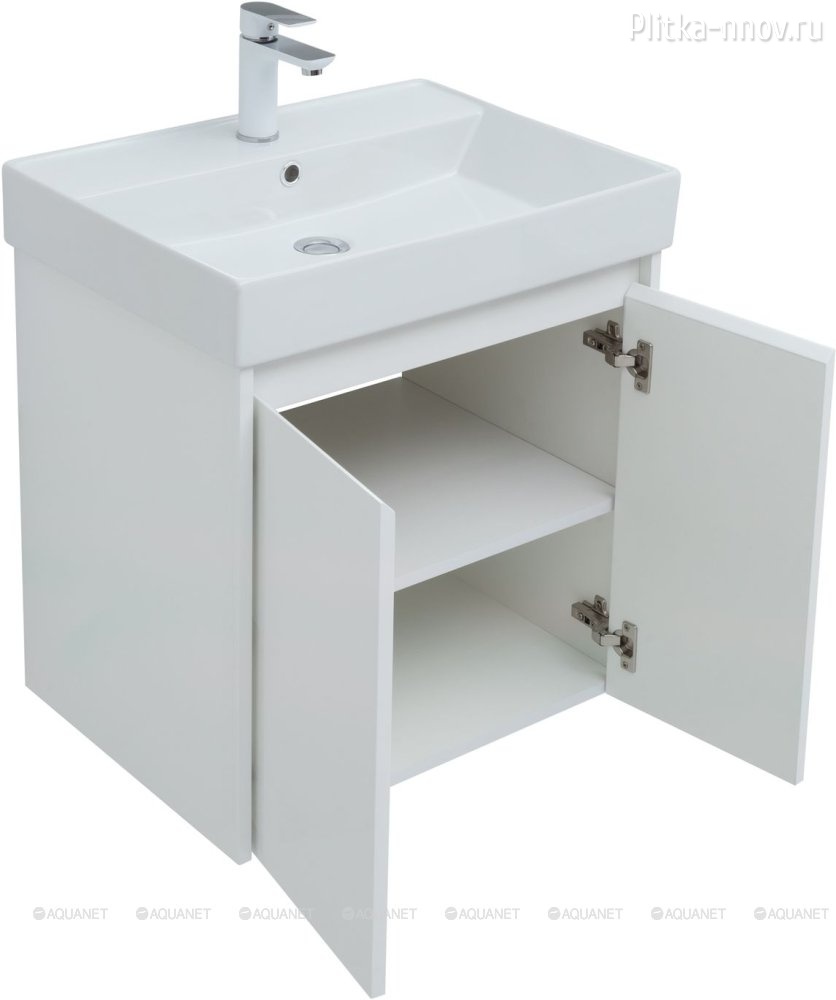 Nova Lite 60 белый (2 дверцы) Тумба с раковиной Aquanet Nova Lite 60 белый (2 дверцы) Тумба с раковиной Aquanet