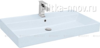 Латина 60х45 белая глянцевая Раковина мебельная Aquanet