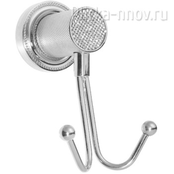 Royal Cristal 10926-CR-B Chrome двойной Крючок Boheme