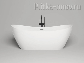 Ноэми/ Noemi 185x81.3 101811SM Белая матовая Ванна из искусственного камня Salini
