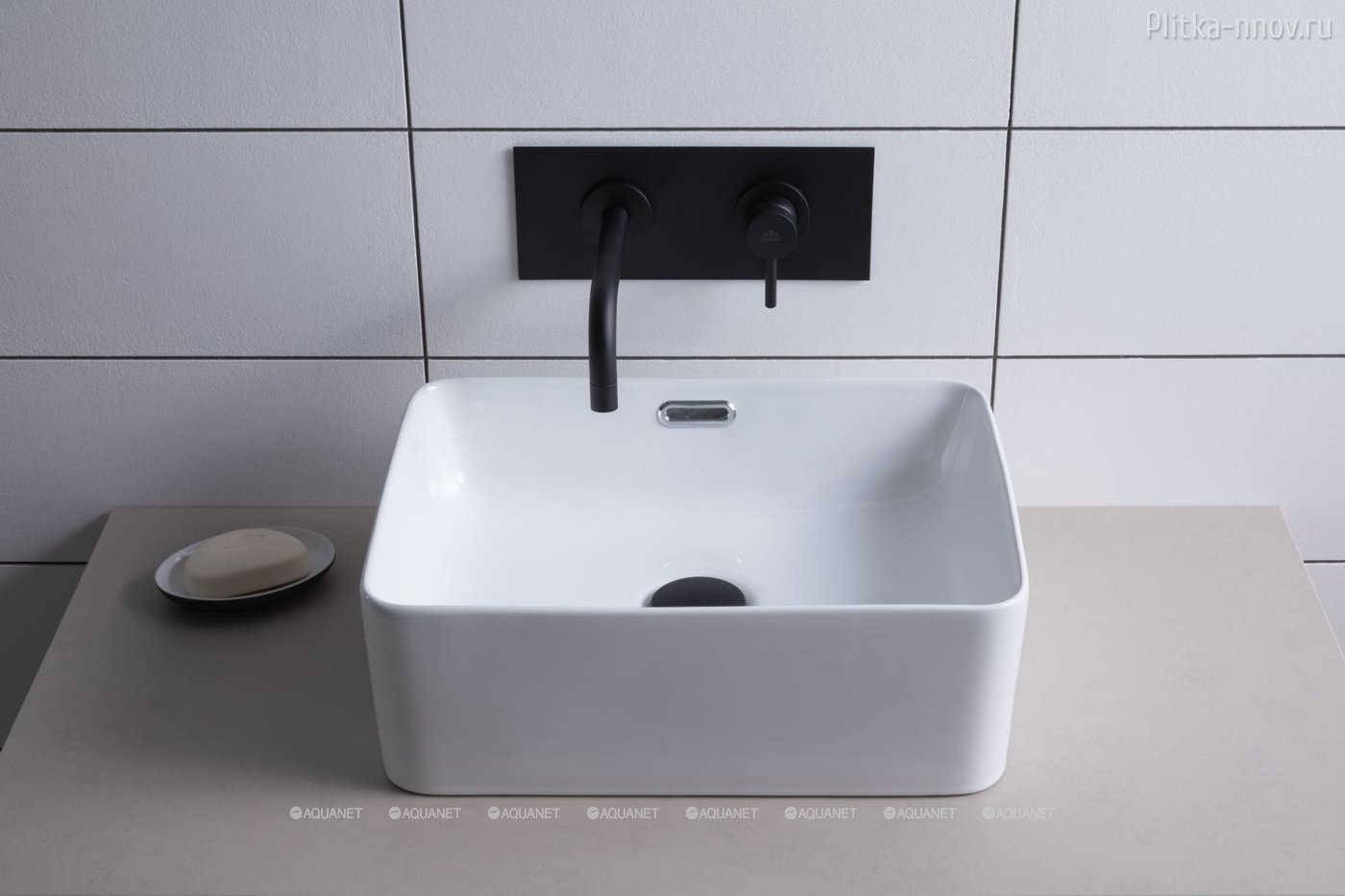 Perfect-1 40.5х31.5 Aquanet раковина накладная Perfect-1 40.5х31.5 Aquanet раковина накладная