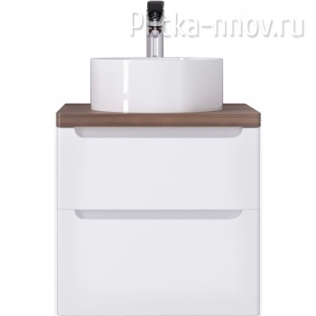 Wood 60 Тумба со столешницей Jorno, белый ( без раковины)