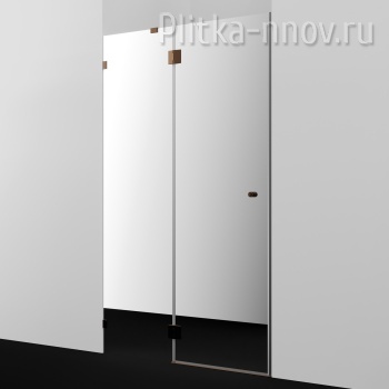 Paar 88H05L-MR 120 Душевая дверь Розовое золото/Зеркальное стекло WasserKRAFT