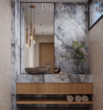 AXION NEBULA ONYX GLOSSY NTTVL99819P 60х120 Керамогранит NT Ceramic 