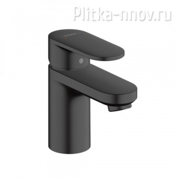 Vernis Blend 71558670, матовый черный Смеситель для раковины 70, с металлическим сливным гарнитуром Hansgrohe
