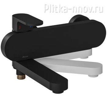 Chrome-CR 022.20BL X070431 Черный матовый Смеситель для ванны Ravak