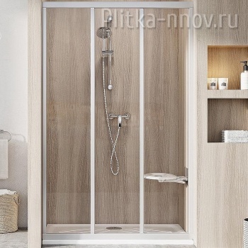 Supernova ASDP3-110 сатин+прозрачное стекло Ravak