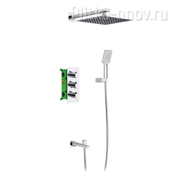 Petruma SX-5149/00SM Хром Душевая система встроенная с термостатом Timo