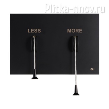 Less is more 883527 черный матовый Клавиша смыва Oli