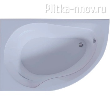 Вирго 150х100 L Aquatek с фронтальной панелью с каркасом (разборный) со слив-переливом