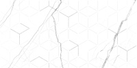 GT124VG Декор кер. Силуэт / Siluet GT Бел. 50*25 _ 1 \7