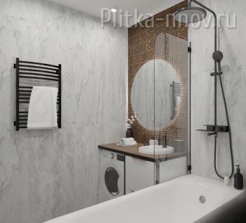 AXION NTTVL99821C 60х120 WHITE WAVE CARVING Керамогранит NT Ceramic 