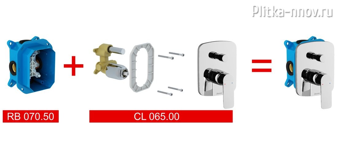Classic-CL 065.00 скрытого монтажа + R-Box Ravak Classic-CL 065.00 скрытого монтажа + R-Box Ravak