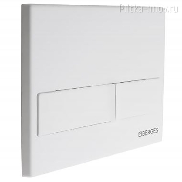 NOVUM L4 040014 BERGES Soft Touch белая кнопка смыва NOVUM L4 040014 BERGES Soft Touch белая кнопка смыва