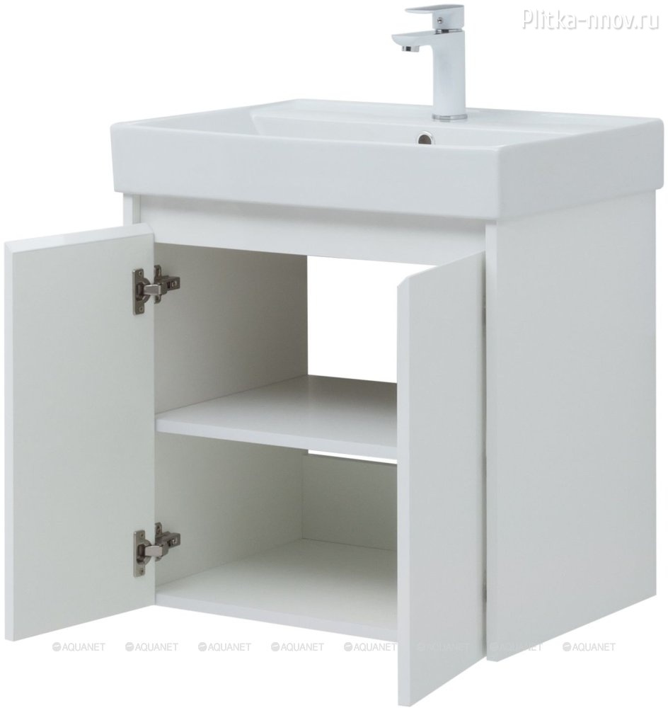 Nova Lite 60 белый (2 дверцы) Тумба с раковиной Aquanet Nova Lite 60 белый (2 дверцы) Тумба с раковиной Aquanet