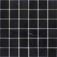 Classic BLACK POLISHED 48х48 Wild Stone натур.мрамор Starmosaic