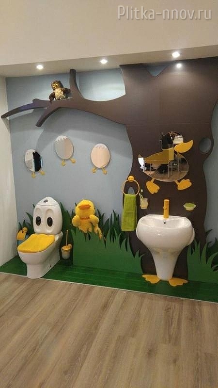 Ducky DC360-00CB00E-0000 Унитаз напольный детский с биде Creavit Ducky DC360-00CB00E-0000 Унитаз напольный детский с биде Creavit