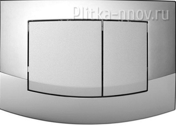 TECEambia 9240224 Хром глянцевый рамка/Хром матовый клавишы Кнопка смыва