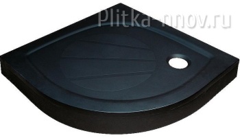 Elipso Pro Galaxy 80х80 черный матовый поддон с каркасом и панелью с креплением Ravak