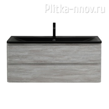 Albano 1200-2C-SO-RVB Rovere Vintage Bianco / Текстурированное Тумба с черной раковиной BelBagno Albano 1200-2C-SO-RVB Rovere Vintage Bianco / Текстурированное Тумба с черной раковиной BelBagno