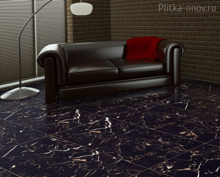 Apolo Black High Gloss 60х120 керамогранит A-Ceramica