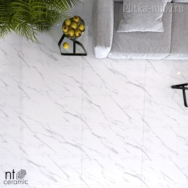Marmo NTT99506P 60х120 Statuario Endless  Керамогранит NTCeramic