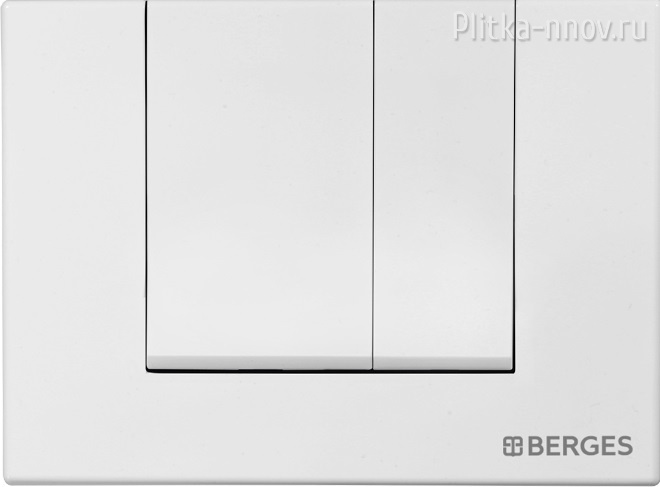 NOVUM S1 040041 BERGES белая кнопка смыва NOVUM S1 040041 BERGES белая кнопка смыва