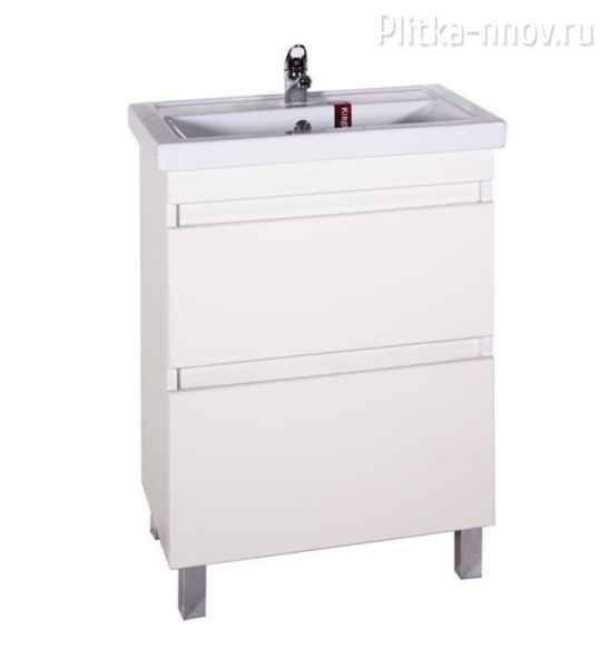 Коста 60 Тумба с раковиной ясень белый ASB-Mebel