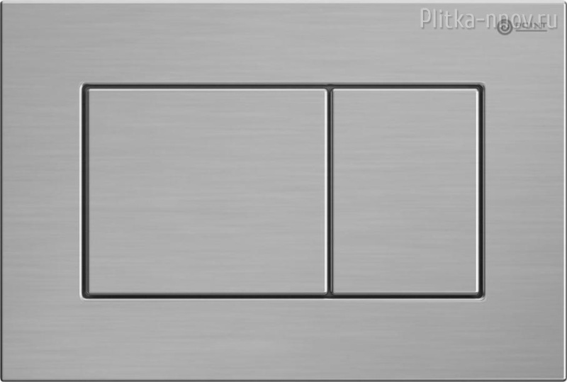 Ника PN44081SB, нержавеющая сталь, сталь брашированная, Клавиша смыва Point