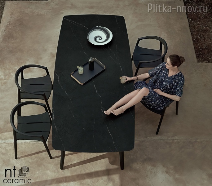 Atlas Nero Marquina NTT3504L 120 х 270 Широкоформатный керамогранит NT Ceramic