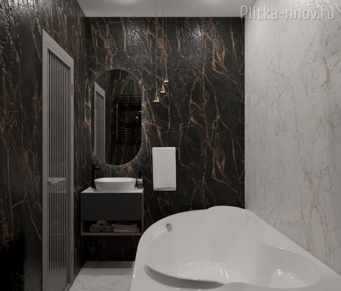 Infinity Sergio Nero Sugar 60х120 Керамогранит Ocean-ceramic 