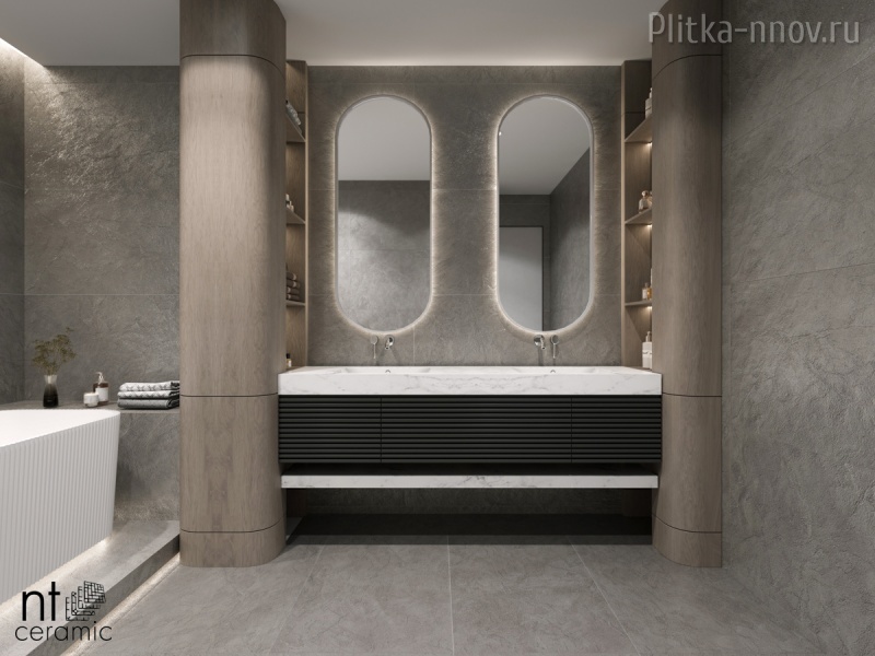 Granite NTT99613L 60х120 Obelisk Graphite Керамогранит NT Ceramic 