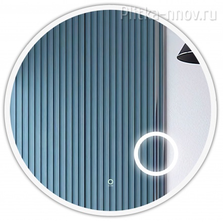 Talisman D800 800х800 Azario AZ-Z-006ALM Зеркало с подсветкой, сенсорный выключатель с функцией диммера, алюминиевая рамка