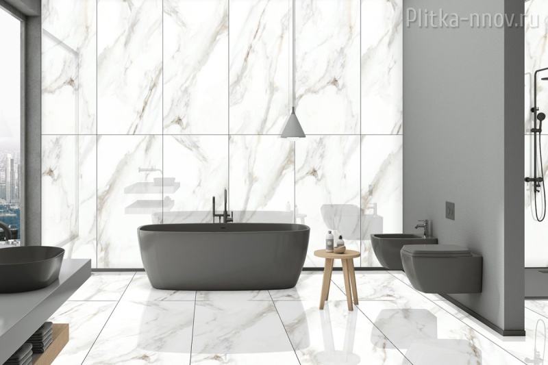 CARRARA GOLD 60х120 High Glossy Керамогранит Azario