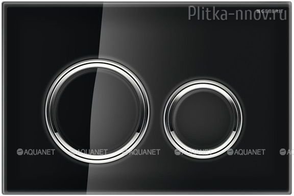 GEBERIT Sigma 21 115.884.SJ.1 черное стекло/хром глянец