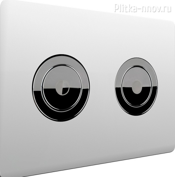 Венера PN44072WC ПНЕВМО Белая Хром Клавиша смыва Point Венера PN44072WC ПНЕВМО Белая Хром Клавиша смыва Point