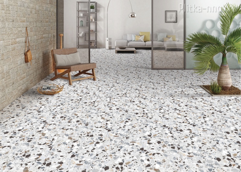 Terrazzo White NTT99606 60х120 Керамогранит NT Ceramic Terrazzo White NTT99606 60х120 Керамогранит NT Ceramic